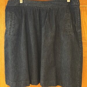 Boden dark wash denim skirt